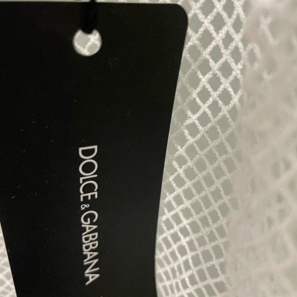 Dolce & Gabbana white Mesh Tank Top size 8 - Picture 9 of 10